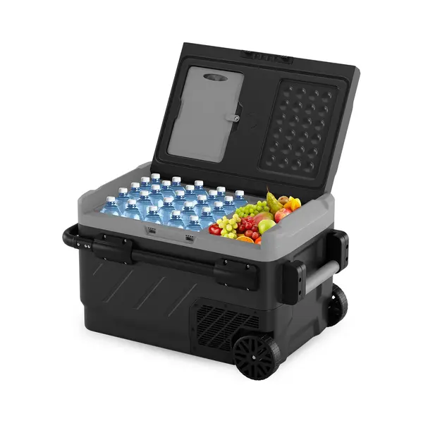 Auronic Compressor Coolbox Electric 12V Und 230V - Gefrieren Und Kühlen - Kühlbox - 40L - Frigobox - Grau thumbnail