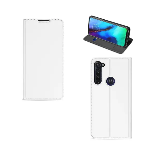 B2Ctelecom Motorola Moto G Pro Stand Case Wit Met Pashouder thumbnail