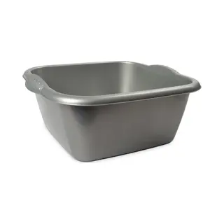 Hega Hogar Afwasteil - Rechthoek - Zilver - 6L - 28 X 25 X 13 Cm - Afwasbak