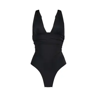 Hunkemöller Luxe Dames Badpak - Zwart - Maat 48