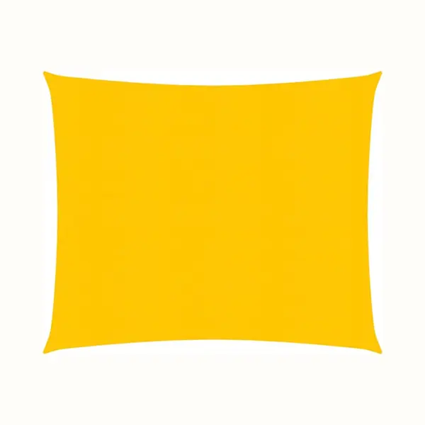 VidaXL Zonnezeil 160 G/m² 2x2 M Hdpe Geel thumbnail