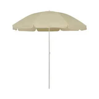 Vidaxl Beach Parasol Sand Yellow 240 Cm