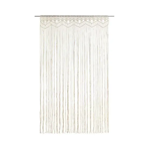 Macrame Curtain 140x240 Cm Cotton Vidaxl thumbnail