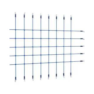Kletternetz 200x150 Cm Blau Vidaxl