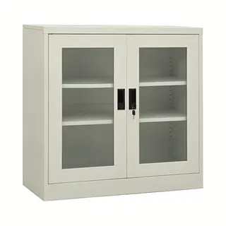 VidaXL Büroschrank Hellgrau 90x40x90 Cm Stahl