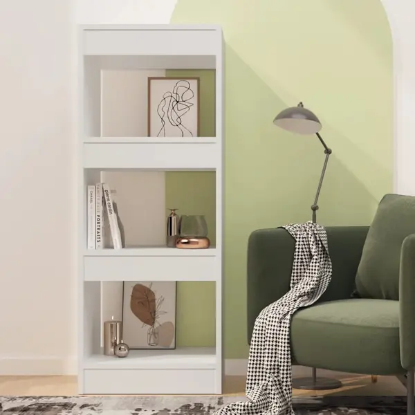 Bücherregal/raumteiler Weiß 40x30x103 Cm Holzwerkstoff Vidaxl thumbnail