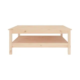 VidaXL Couchtisch 100x100x40 Cm Massivholz Kiefer