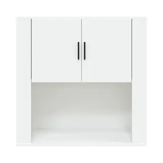 VidaXL Wandschrank Weiß 80x33x80 Cm Holzwerkstoff