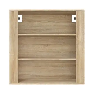VidaXL Wandschrank Sonoma-Eiche 80x33x80 Cm Holzwerkstoff