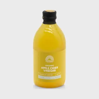 Mattisson - Biologische Apple Cider Vinegar (Appelazijn) - Gember & Kurkuma - Vegan & Biologisch Appel Azijn -500 Ml