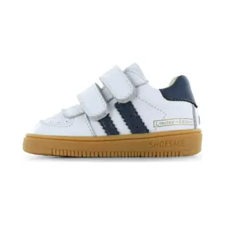 Shoesme Wit-donkerblauw Sneakertje