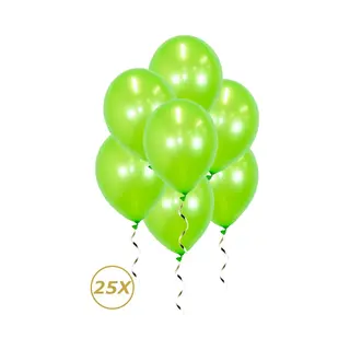 Q2P Groene Helium Ballonnen Verjaardag Versiering Feest Versiering Ballon Metallic Groen Luxe Jungle Decoratie - 25 Stuks