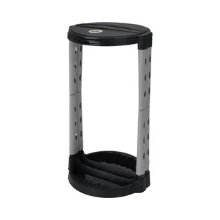 Excellent Houseware Vuilniszakhouder - Staande Vuilniszakkenstandaard - 120 Liter - Zwart