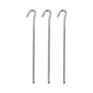 ProPlus Tentharingen - 24x - Rotspennen - Halfrond - 23 Cm - Metaal - Voor Tent Of Windscherm