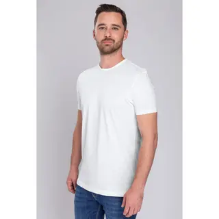 Suitable Ota T-Shirt Rundhalsausschnitt Weiß 2-Pack - Größe Xxl