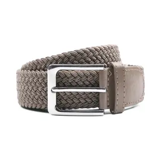 Suitable Geflochtener Gürtel Taupe Khaki - Größe 95