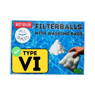 Jacuzzifilter Vi - Polysphere Filterbollen - Geschikt Voor Bestway Lay-Z-Spa - All Smiles Bubbelbad Spafilter - Model 2026 - Vernieuwde Set Met 3