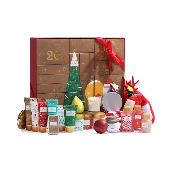 Body & Earth - Adventskalender 2025 Vrouw Beauty Dames - 24 Verrassingen - Volwassenen - Kerstcadeau - Kerstpakket Vrouw - Kerst Cadeautjes thumbnail