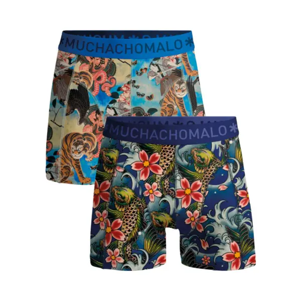 Muchachomalo – Boxershorts Boys – 2 Pack – Jongens Ondergoed – 95% Katoen – Maat 122/128 thumbnail