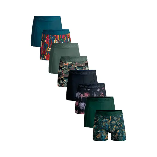 Muchachomalo Boxershorts Heren – 8 Pack – Katoenen Ondergoed – Normale Lengte – Heren Onderbroeken thumbnail
