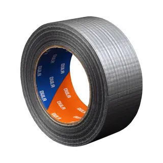 Dula Duct Tape - Grijs - 50mm X 50m - 1 Rol Ducktape - Zilver - Reparatie Tape