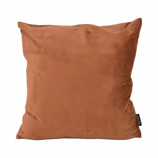 Gek op Kussens! Velvet Bruin Kussenhoes | Fluweel - Polyester | 45 X 45 Cm