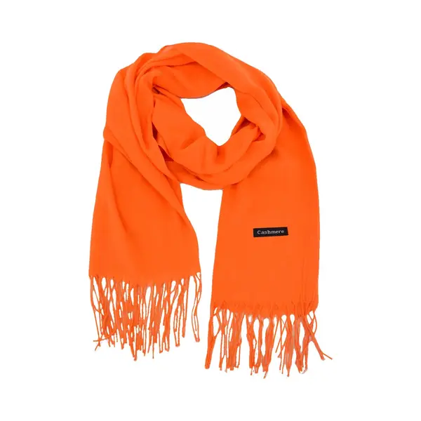 Pashmina Sjaal - Oranje | Polyester | 180 X 70 Cm | Fashion Favorite thumbnail