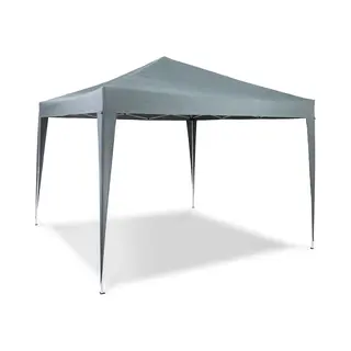 Lifa Garden Partytent - Opvouwbaar - Easy Up - 3x3m - Incl. Obergtas - Paviljoen- Antraciet