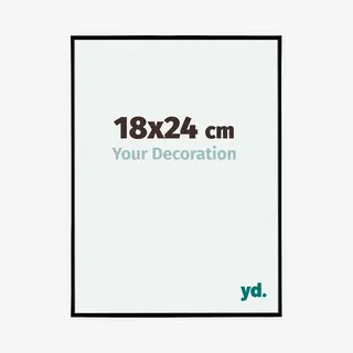 Your Decoration Fotokader 18x24 Cm - Zwart Mat - Kunststof - Evry
