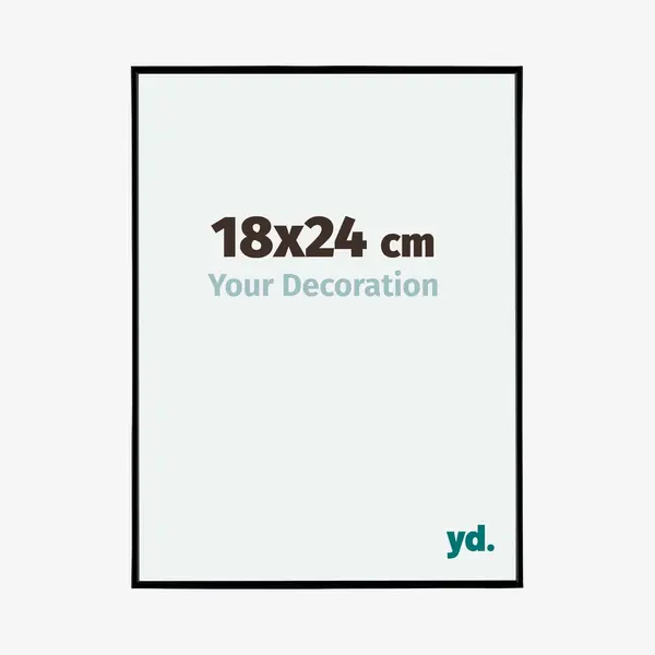 Your Decoration Fotokader 18x24 Cm - Zwart Mat - Kunststof - Evry thumbnail
