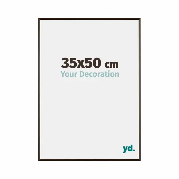 Your Decoration Fotokader 35x50 Cm - Walnoot Structuur - Aluminium - New York thumbnail