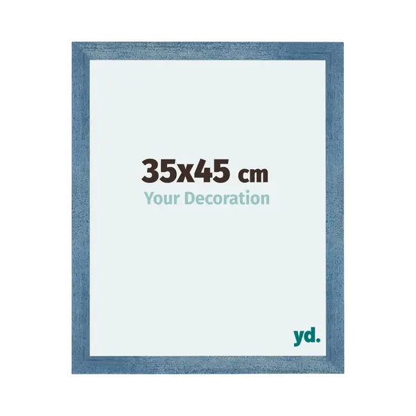 Your Decoration Fotokader 35x45 Cm - Helder Blauw Geveegd - Mdf - Mura thumbnail