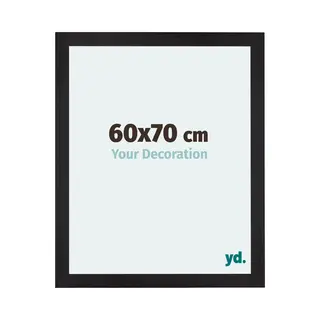 Your Decoration Fotokader 60x70 Cm - Zwart Houtnerf - Mdf - Mura