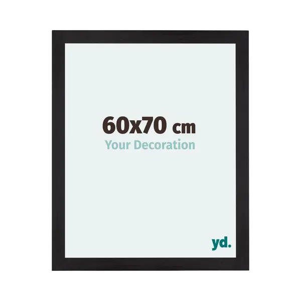 Your Decoration Fotokader 60x70 Cm - Zwart Houtnerf - Mdf - Mura thumbnail
