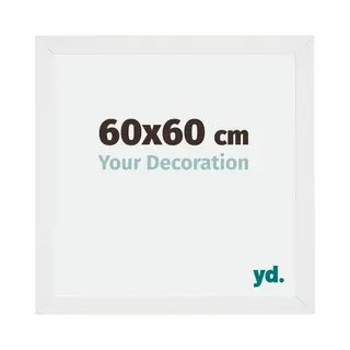 Your Decoration Fotokader 60x60 Cm - Wit Hoogglans - Mdf - Mura