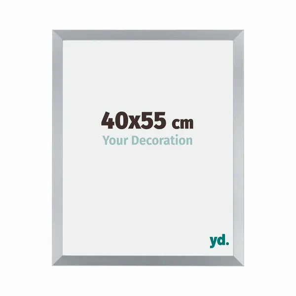 Yd. Your Decoration - Bilderrahmen 40x55 Cm - Silberglanz - Bilderrahmen Aus Mdf Mit Acrylglas - Antireflex - 40x55 Rahmen - Catania thumbnail