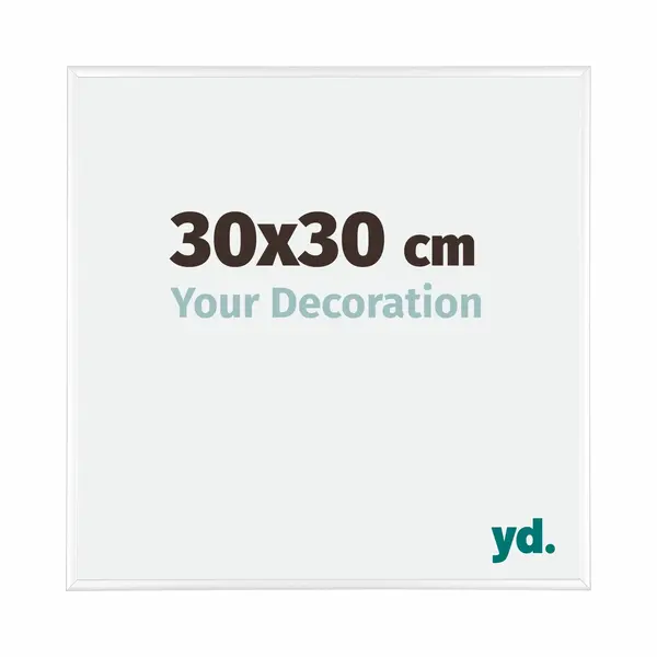 Your Decoration Fotokader 30x30 Cm - Wit Hoogglans - Aluminium - Kent thumbnail