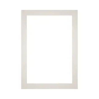 yd. Passe-Partout Fotomaat 15x25 Cm - Lijstmaat 25x35 Cm - Lichtgrijs - Museumkarton - Fotolijst Niet Inbegrepen