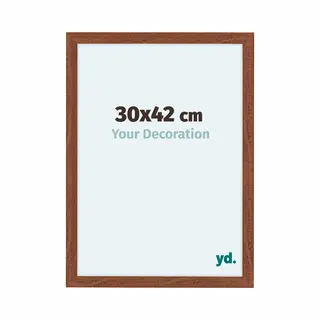 Your Decoration Fotokader 30x42 Cm - Walnoot - Mdf - Como