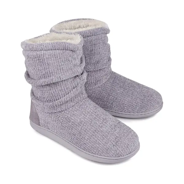 Pantoffels Dames - Sloffen - Maat 40/41 - Grijs - Anti-slip - Comfeet thumbnail
