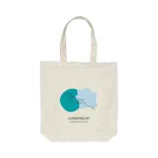 Lundholm Tote Bag Katoen Cotton Extra Sterk En Ruim - Scandinavisch Design - Katoenen Shopper Tas Naturel Ecru - 100% Cotton - Boodschappentas Zero