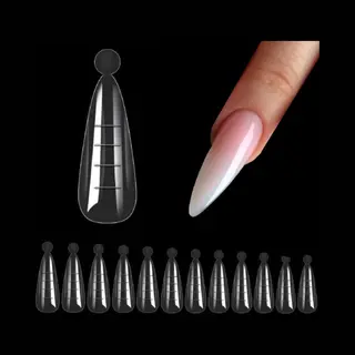 Goodbitz® - Dual Forms - Almond - 120 Stuks - Dual Forms Almond - Dual Form - Dualforms - Dual Forms Nagels - Dual Form Tips - Dual System Form -