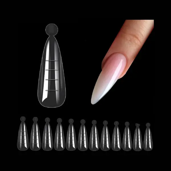 Goodbitz® - Dual Forms - Almond - 120 Stuks - Dual Forms Almond - Dual Form - Dualforms - Dual Forms Nagels - Dual Form Tips - Dual System Form - thumbnail
