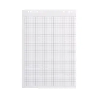Brasq Flipoverpapier - 65x98cm - Blanco/Ruit - 80 Gram - Flipover Vellen - 50 Vellen - Blanco Vellen