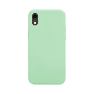 Ceezs Pantone Siliconen Hoesje Geschikt Voor Apple IPhone Xr - Beschermhoesje - Backcover - Silicone Case - Optimale Bescherming - Lichtgroen