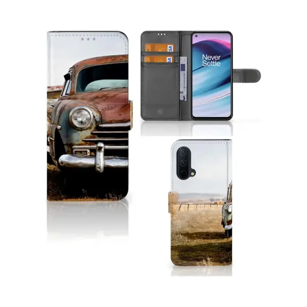 B2Ctelecom OnePlus Nord Ce 5G Telefoonhoesje Met Foto Vintage Auto thumbnail