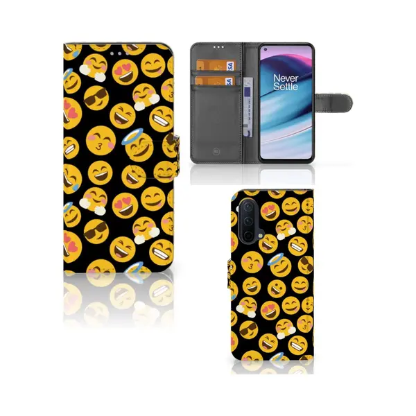 B2Ctelecom OnePlus Nord Ce 5G Telefoon Hoesje Emoji thumbnail