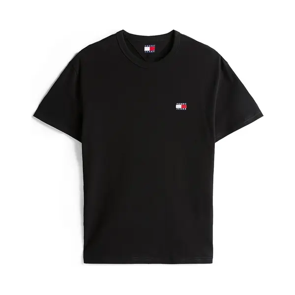 Tommy Jeans Tommy Hilfiger Herren Tjm Reg Badge Tee Ext T-Shirt, Black (Black), M thumbnail