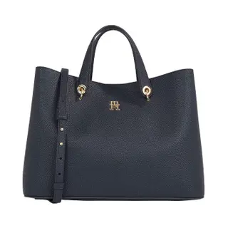 Tommy Hilfiger Für Damen. AW0AW15177 Marinefarbene Umhängetasche (Osfa), Blau, Lässig, Polyurethan