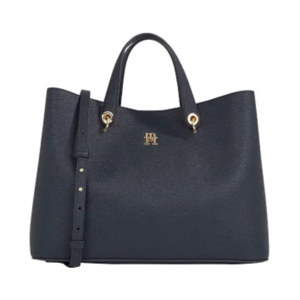 Tommy Hilfiger Für Damen. AW0AW15177 Marinefarbene Umhängetasche (Osfa), Blau, Lässig, Polyurethan thumbnail